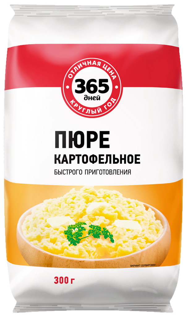 Картофельное пюре Б/п 365 ДНЕЙ